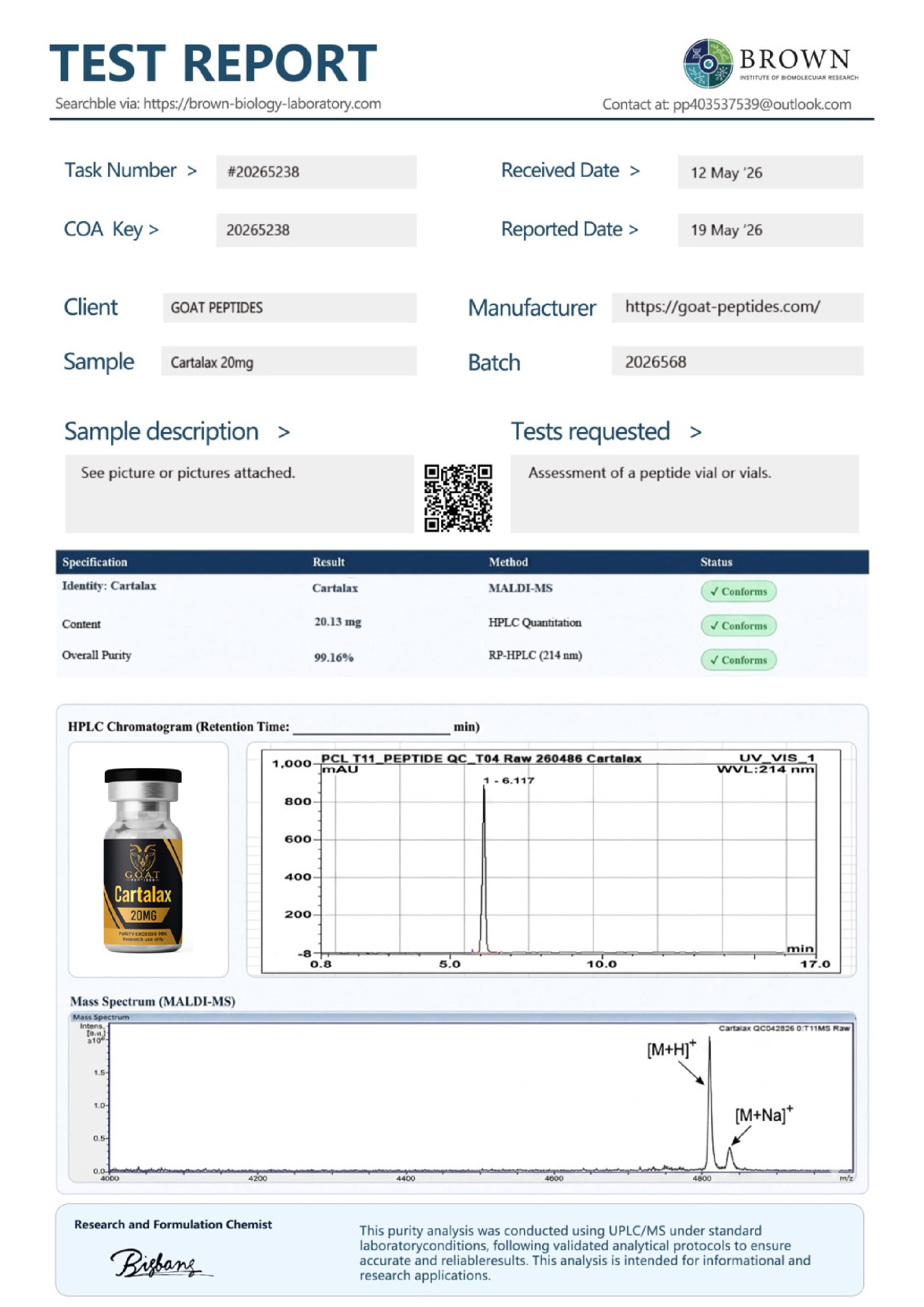Cartalax 20mg