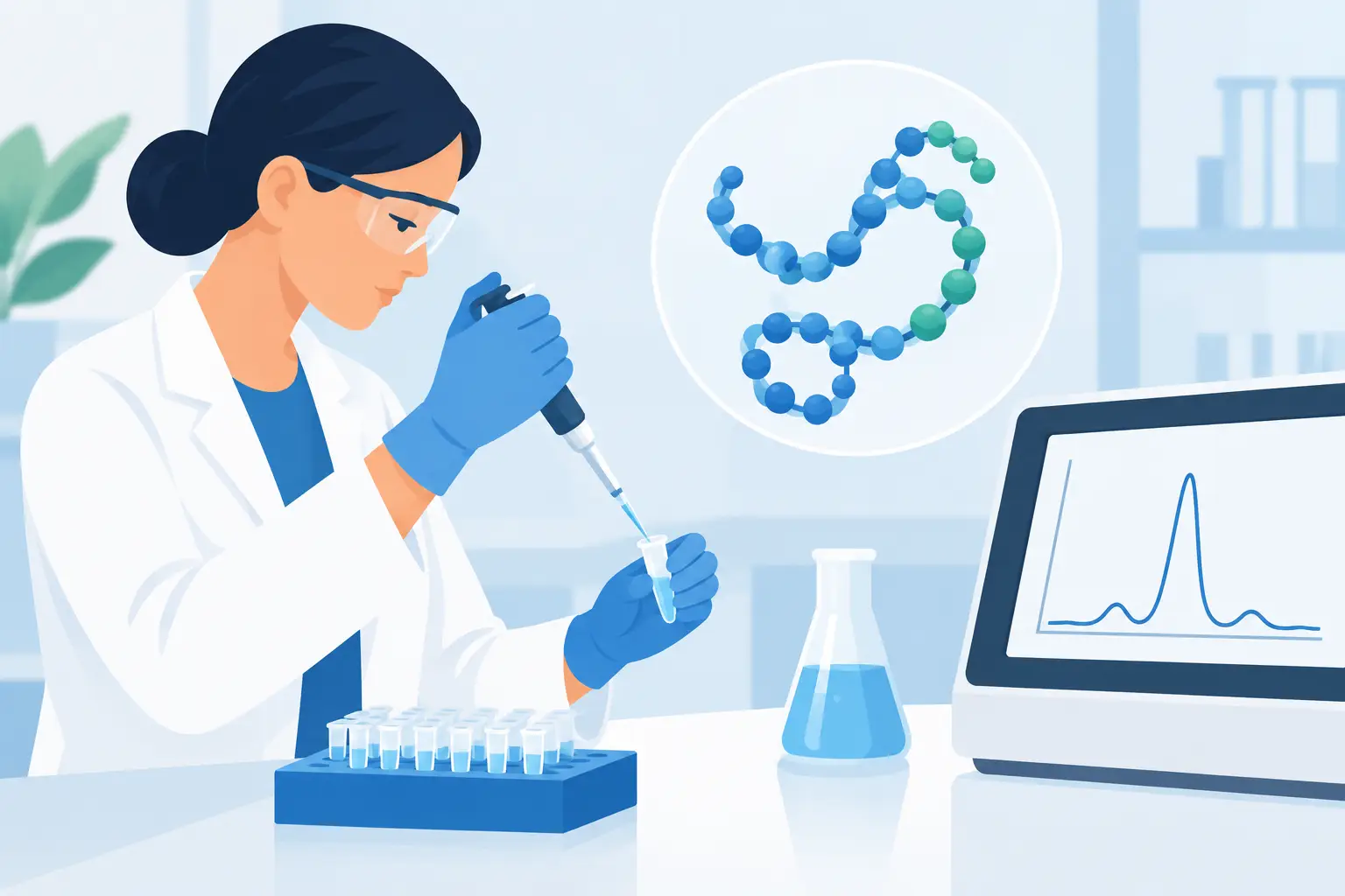 How to Calculate Peptide Concentration Precisely
