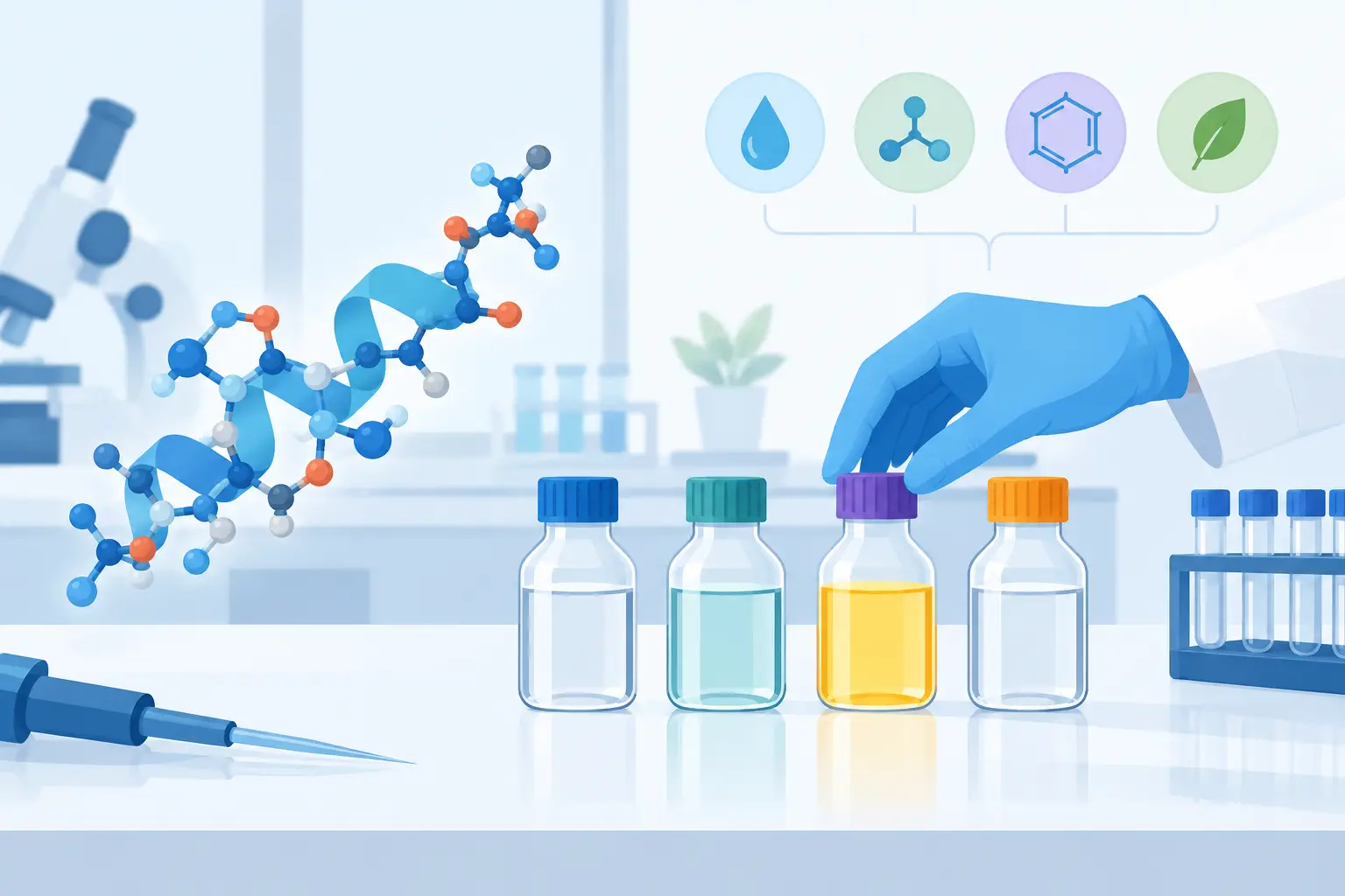 How to Select Peptide Solvents for Research